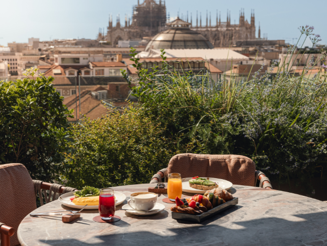 Colazione sul Rooftop